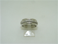 Beautiful 14k white gold eternity band