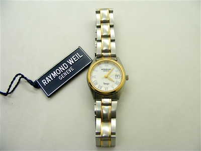 Raymond Weil Geneve Womans 2 Toned Gold Plated Watch