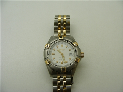14k Two-Tone Gold Plated Tissot Watch