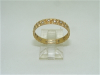 14k yellow gold eternity band