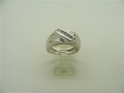 14k white gold ring (unisex)
