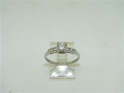 Platinum diamond ring