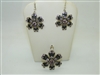 925 Silver Earring Amethyst Set