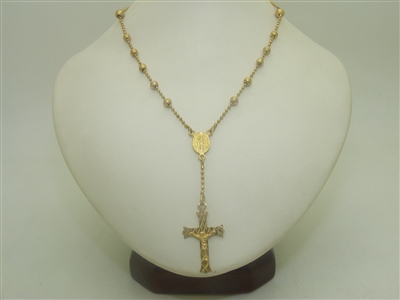 14k Yellow Gold Rosary