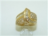 14k Yellow Gold Diamond Ring