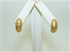 18k Yellow Gold Lever back Earrings