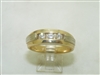 14k Yellow Gold Diamond band