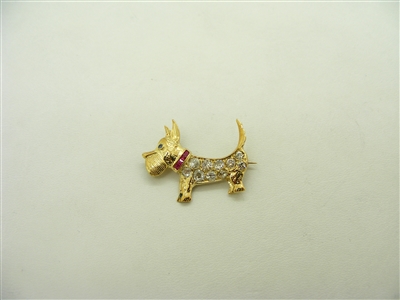 Vintage Dog Pin