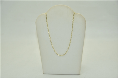18k Yellow Gold Cable Chain
