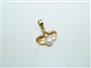 18k Yellow Gold Freshwater Pearl Pendant