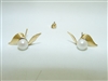 14k Yellow Gold Pearl Earrings