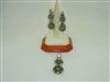 Earring and Pendant Natural Peridot Set