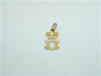 10k Yellow Gold Bear Charm/Pendant