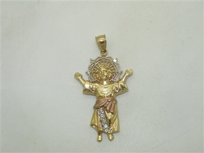 14k Yellow & Rose gold Nino Divino Pendant