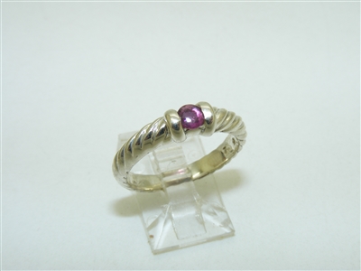 925 Daivd Yurman Pre Owned Ruby Ring