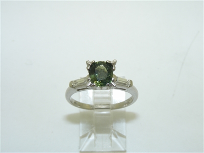 Green Sapphire Ring