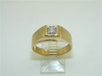 14k Yellow Gold Diamond Ring