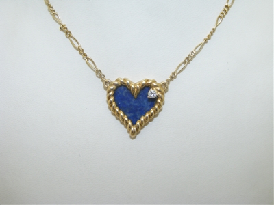 Gorgeous Diamond heart Necklace/Pendant