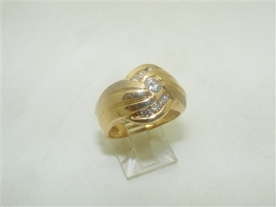 14k Yellow Gold Diamond Ring