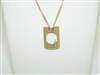 14k Yellow Gold Chain And Pendant