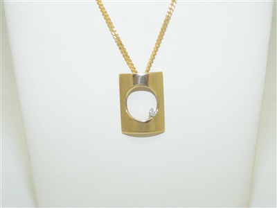 14k Yellow Gold Chain And Pendant