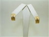 18k Yellow Gold Lever Back Earring