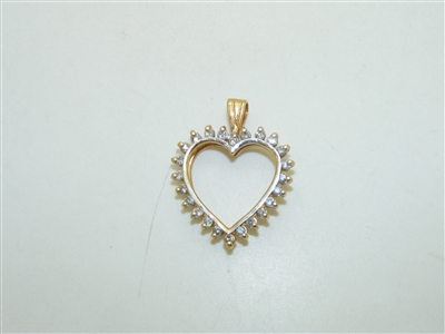 Beautiful Diamond Heart Pendant