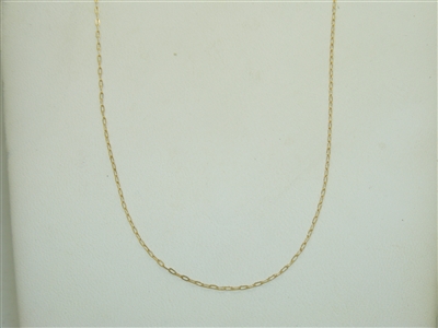 14k Yellow Cable Chain