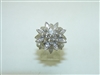 14k White Gold Vintage Diamond Ring