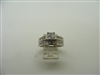 1.75 Carat Princess Cut Diamond 14k White Gold Engagement Ring
