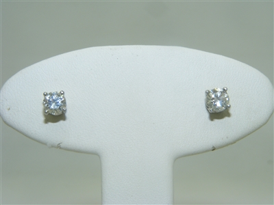 Beautiful Platinum Diamond Studs