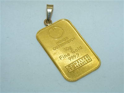 Fine Gold Pendant