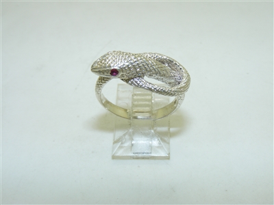 925 Sterling Silver Snake Ring