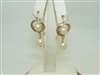 14k Yellow gold Pearl Earrings