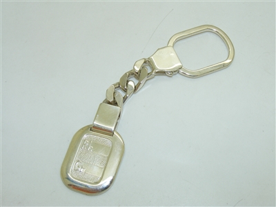 Sterling Silver Chemistry Key Chain