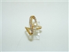 18k Yellow Gold Pearl Designer Ring`
