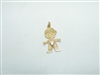 14k Yellow Gold Little Boy Pendant