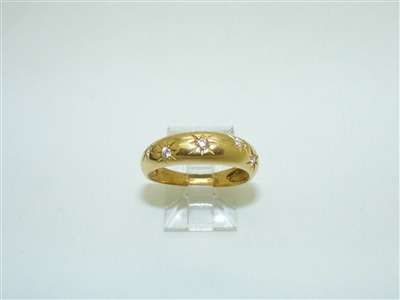 18k Yellow Gold Band