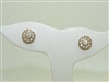 10k Yellow Gold Cubic Zirconia Earrings