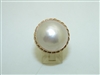 14k Yellow Gold Mabe Pearl Ring