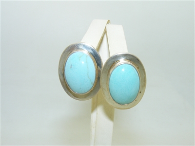 Turquoise Sterling Silver Earring