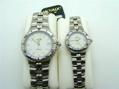 Woman & Men's Movado Olympian Watch Set