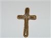 Amazing 14k Yellow Gold Diamond Cross