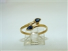 14k yellow Gold Natural Blue Sapphire Ring