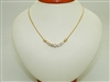 Gorgeous Diamond Yellow Gold Necklace