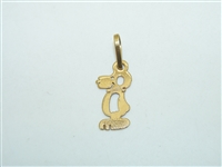 18k yellow gold Snoopy Pendant