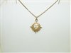 Box Chain Sunny Face Necklace