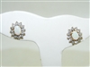 Gorgeous 14k Yellow Gold Opal Earring