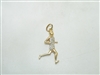 Jogging Person Diamond Pendant