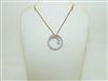 14k Yellow Gold Pendant and Necklace